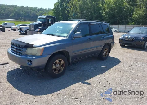 2003 Toyota Highlander from USA, damaged, VIN JTEHD21A330022388